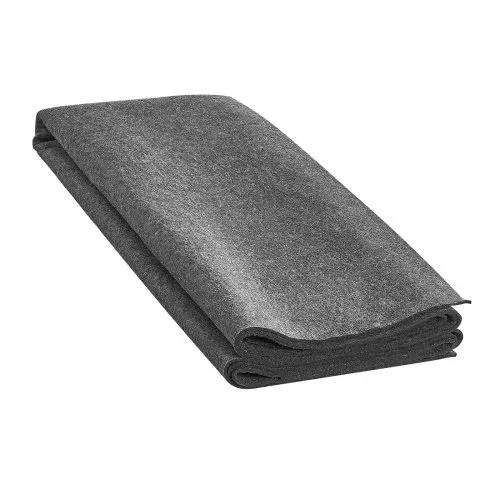 VEVOR Teppichbelag, 122x183cm, Teppichfliesen, schützende Polsterung, 12mm dick Filz mit doppelter Oberfläche, Bodenbelag, Premium-Komfort-Teppichunterlage, Teppichpolster, sicher für alle Böden, grau – Bild 9