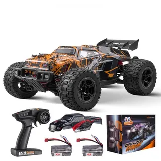 VEVOR Ferngesteuertes Auto, Maßstab 1:10, RC-Auto, All-Terrain-4WD-Offroad-Truck mit 45° Wheelie & einstellbarer Geschwindigkeit, 50 km/h-RC-Rennauto-Spielzeug, Ideal für Kinder ab 8 Jahren, IPX4 VEVOR Ferngesteuertes Auto, Maßstab 1:10, RC-Auto, All-Terrain-4WD-Offroad-Truck mit 45° Wheelie & einstellbarer Geschwindigkeit, 50 km/h-RC-Rennauto-Spielzeug, Ideal für Kinder ab 8 Jahren, IPX4