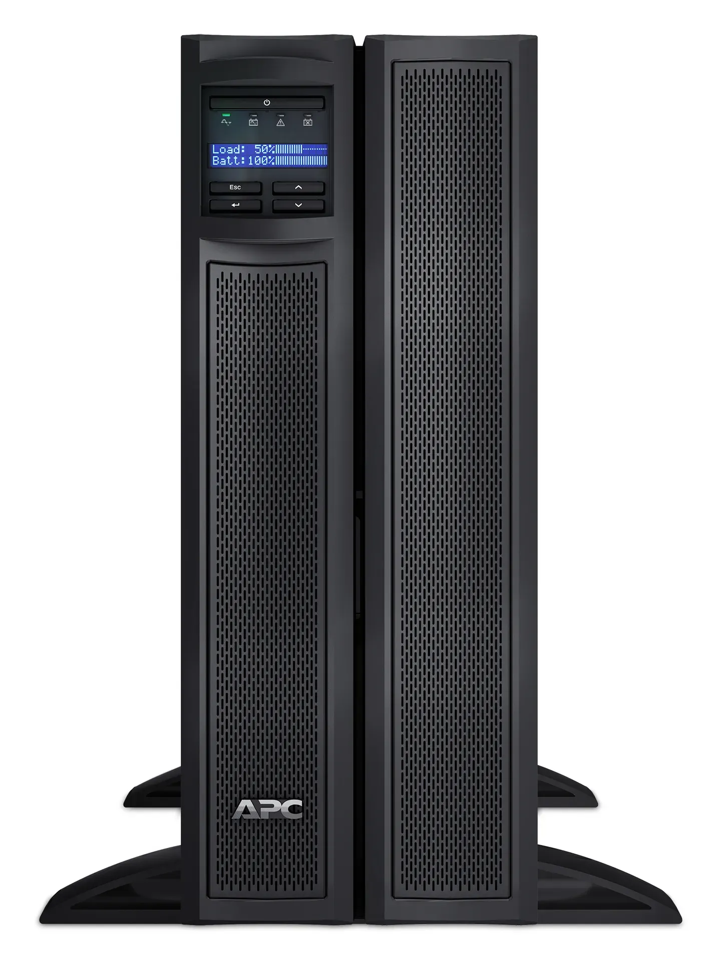 APC Smart-UPS X SMX2200HV - 2200VA, 8x C13 + 2x C19 Ausgang, USB, erweiterbare Laufzeit, kurze Tiefe – Bild 2