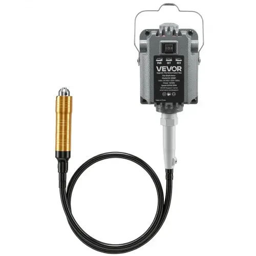 VEVOR Elektrische Drehwerkzeug, 1200 W, 30.000 U/min, Flexshaft-Rotationswerkzeug mit Fußpedalsteuerung, Hängemühle mit 112-tlg. Zubehör, Schnellschleife zum Schleifen, Polieren & Trennen – Bild 8
