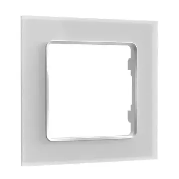 Shelly · Unterputz Zubehör · „Wall Frame 1“ · Wandtaster Rahmen · 1-fach · Weiß Shelly · Unterputz Zubehör · „Wall Frame 1“ · Wandtaster Rahmen · 1-fach · Weiß