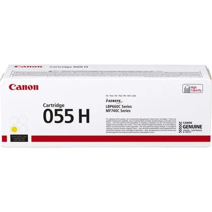 Canon 055H Tonerkartusche 1 Stück(e) Original Gelb Canon 055H Tonerkartusche 1 Stück(e) Original Gelb