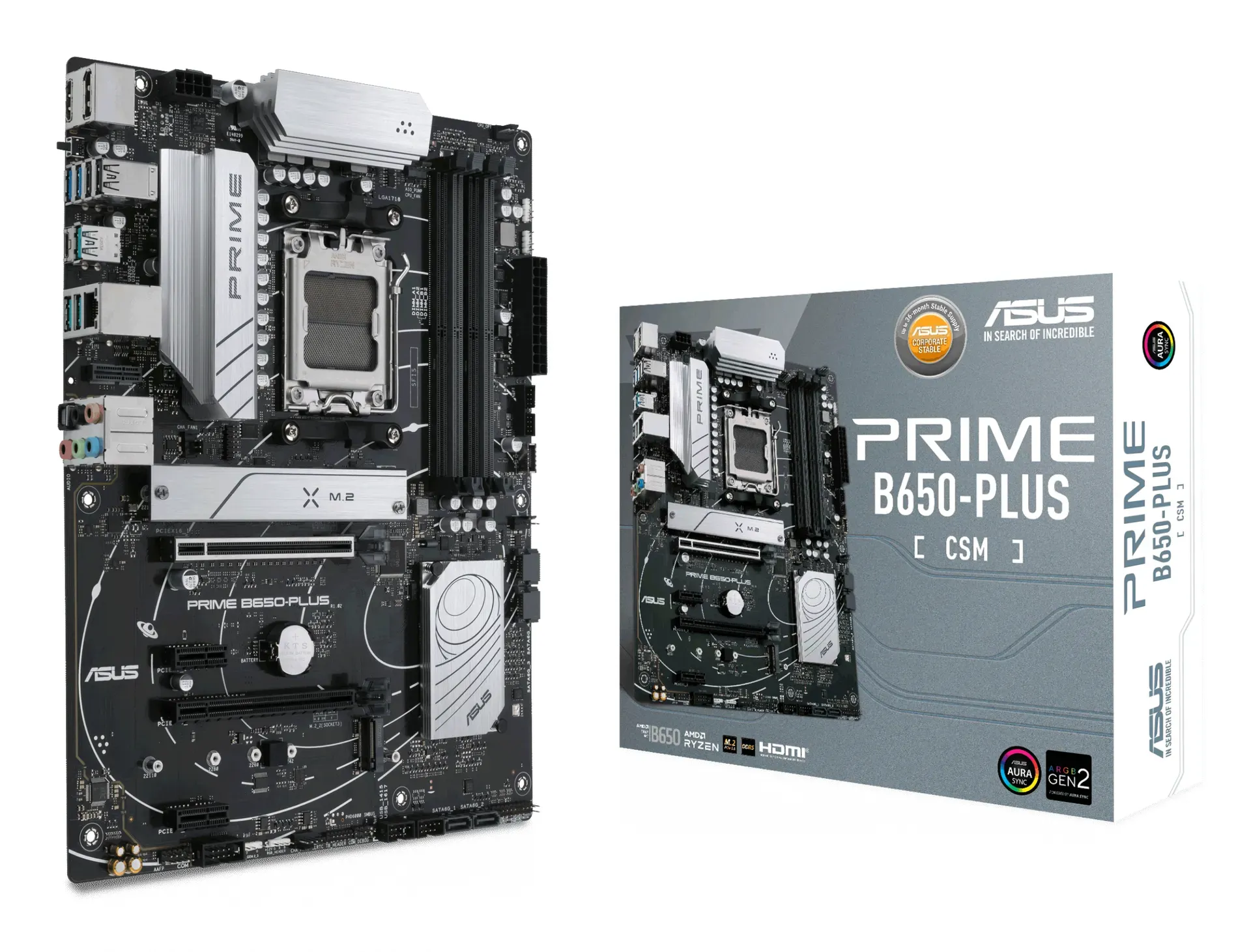ASUS PRIME B650-PLUS-CSM AMD B650 Sockel AM5 ATX ASUS PRIME B650-PLUS-CSM AMD B650 Sockel AM5 ATX