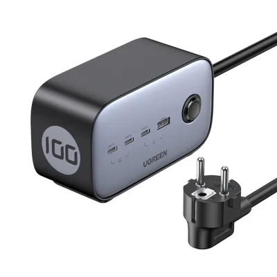 Ugreen DigiNest Pro 1 AC-Ausgänge Typ C 1,8 m 4 3680 W Schwarz Ugreen DigiNest Pro 1 AC-Ausgänge Typ C 1,8 m 4 3680 W Schwarz