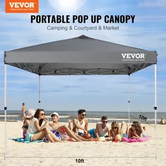 VEVOR Pavillon 304,8×304,8x320cm Gartenzelt 250D PU Silber beschichtetes Gewebe Faltpavillon inkl. Aufbewahrungstasche Partyzelt 6-8 Personen Pop up Zelt Faltzelt Gartenpavillon für Campingausflug VEVOR Pavillon 304,8×304,8x320cm Gartenzelt 250D PU Silber beschichtetes Gewebe Faltpavillon inkl. Aufbewahrungstasche Partyzelt 6-8 Personen Pop up Zelt Faltzelt Gartenpavillon für Campingausflug