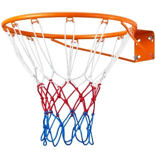 VEVOR Basketballkorb Hangring Basketballring 483 mm, Basketball Basketballring Netz 577 x 483 x 110 mm Qualität-und Sicherheitsgeprüft Indoor & Outdoor, Universal Stabiler Basketballkorb Orange – Bild 9