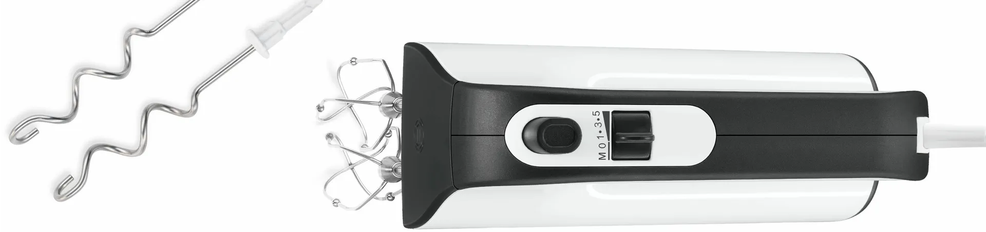 Bosch MFQ4020 Mixer Handmixer 450 W Anthrazit, Weiß – Bild 3