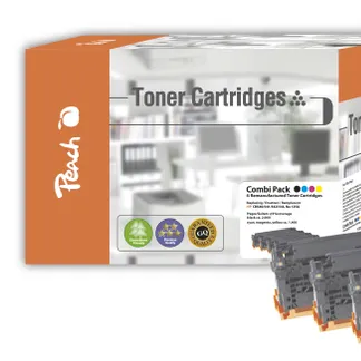 Peach Spar Pack Tonermodule kompatibel zu HP CB540, CB541, CB542, CB543 Peach Spar Pack Tonermodule kompatibel zu HP CB540, CB541, CB542, CB543