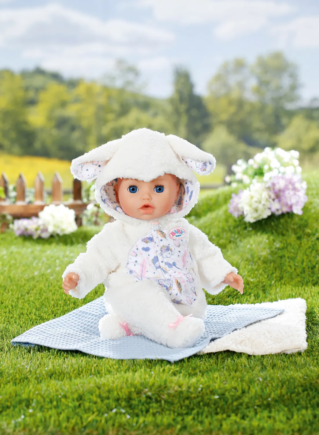 BABY born Sheep Onesie 43cm Puppen-Strampelanzug – Bild 3
