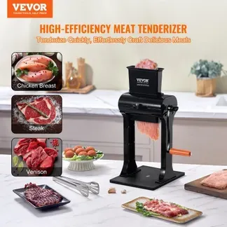 VEVOR Fleischzartmacher Maschine 445x300x245mm Fleisch Tenderizer Fleischklopfer Klingen aus 420 rostfreiem Stahl Steakklopfer für Hähnchen Rind Schwein Steak Küche Zuhause Restaurant Kochzubehör VEVOR Fleischzartmacher Maschine 445x300x245mm Fleisch Tenderizer Fleischklopfer Klingen aus 420 rostfreiem Stahl Steakklopfer für Hähnchen Rind Schwein Steak Küche Zuhause Restaurant Kochzubehör