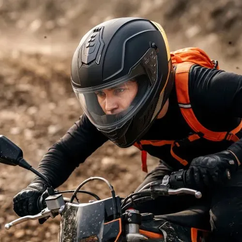 VEVOR Integralhelm mit Sonnenblende Größe XL, Motorradhelm mit Doppelvisier ECE 22.06 Zertifiziert Vollvisierhelm für Damen & Herren Vollvisierhelm mit Bluetooth-Lautsprecherfach, Mopedhelm Full Face – Bild 7
