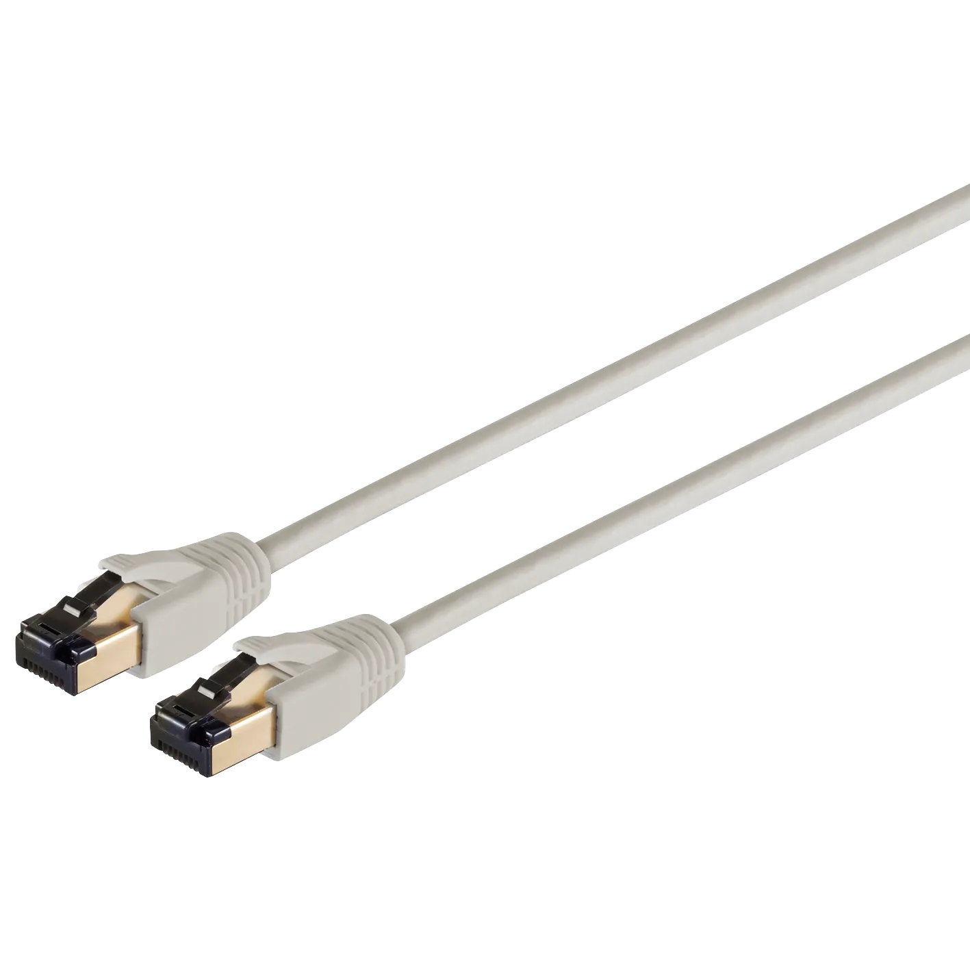 Patchkabel, Cat.8.1 F/FTP PIMF LSZH, grau, 0,5m Patchkabel, Cat.8.1 F/FTP PIMF LSZH, grau, 0,5m