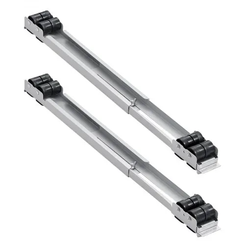 VEVOR Möbelwagen, Möbelwagen, 4 Räder, tragbare bewegliche Rollen, robust, ineinandergreifend, klein, flach, für schwere Möbel, 2 Stück, 40,6 x 27,9 cm, 227,8 kg Kapazität, schwarz – Bild 10