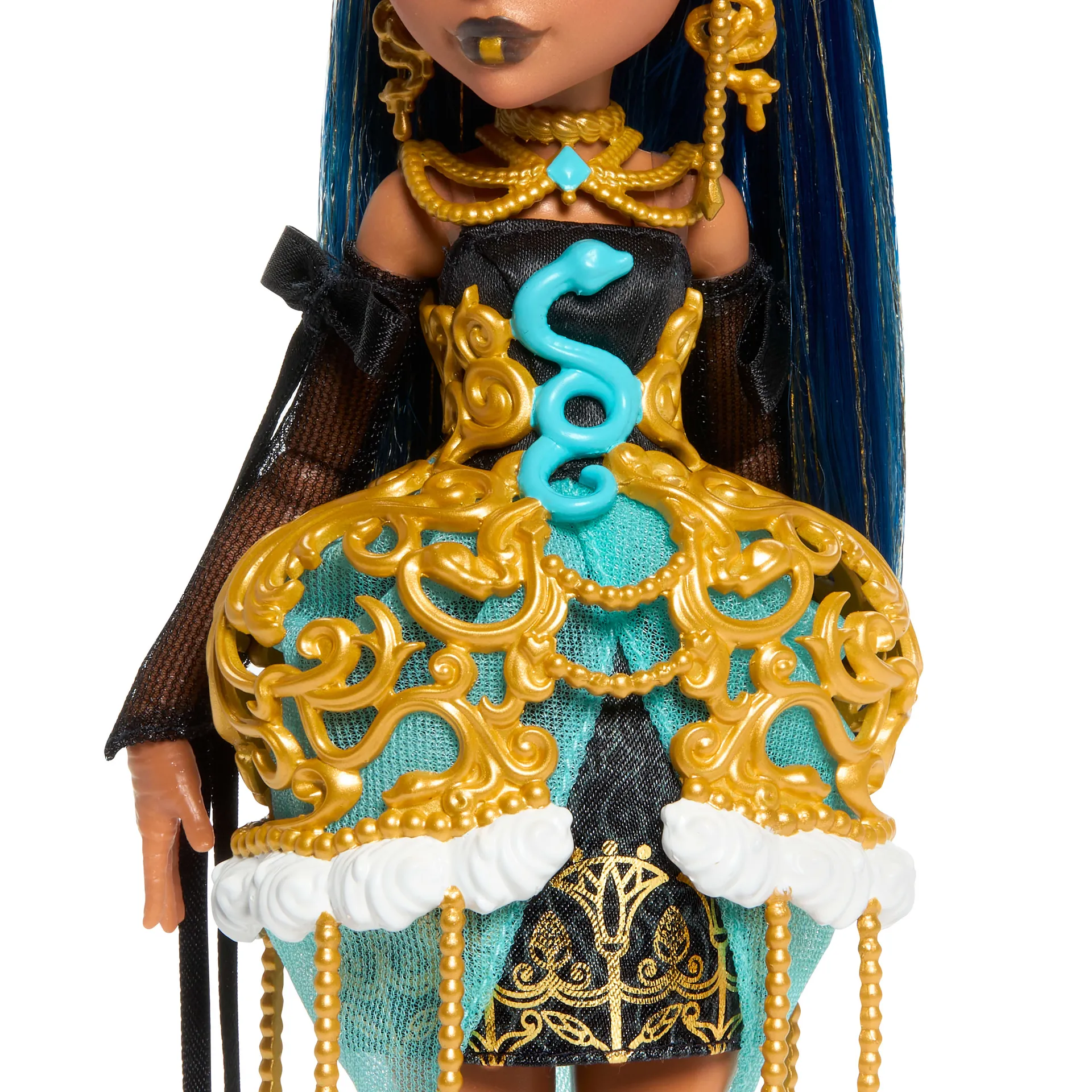 Monster High Scary Sweet Birthday Cleo de Nile-Puppe im Partykleid mit Ballon und Geschenk – Bild 5