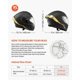VEVOR Integralhelm mit Sonnenblende Größe XL, Motorradhelm mit Doppelvisier ECE 22.06 Zertifiziert Vollvisierhelm für Damen & Herren Vollvisierhelm mit Bluetooth-Lautsprecherfach, Mopedhelm Full Face VEVOR Integralhelm mit Sonnenblende Größe XL, Motorradhelm mit Doppelvisier ECE 22.06 Zertifiziert Vollvisierhelm für Damen & Herren Vollvisierhelm mit Bluetooth-Lautsprecherfach, Mopedhelm Full Face