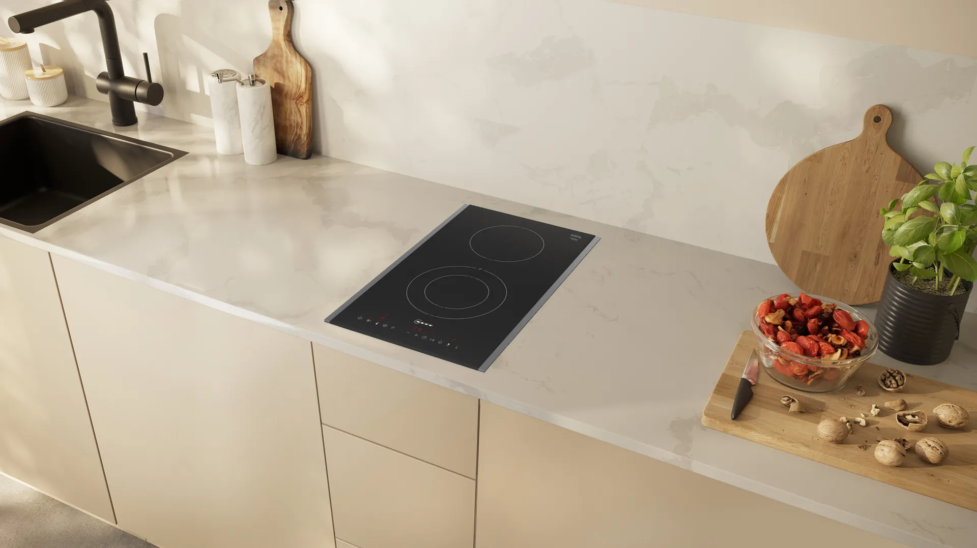 Neff T13TDF9L8 Kochfeld Schwarz Integriert 30 cm Keramik 2 Zone(n) – Bild 4