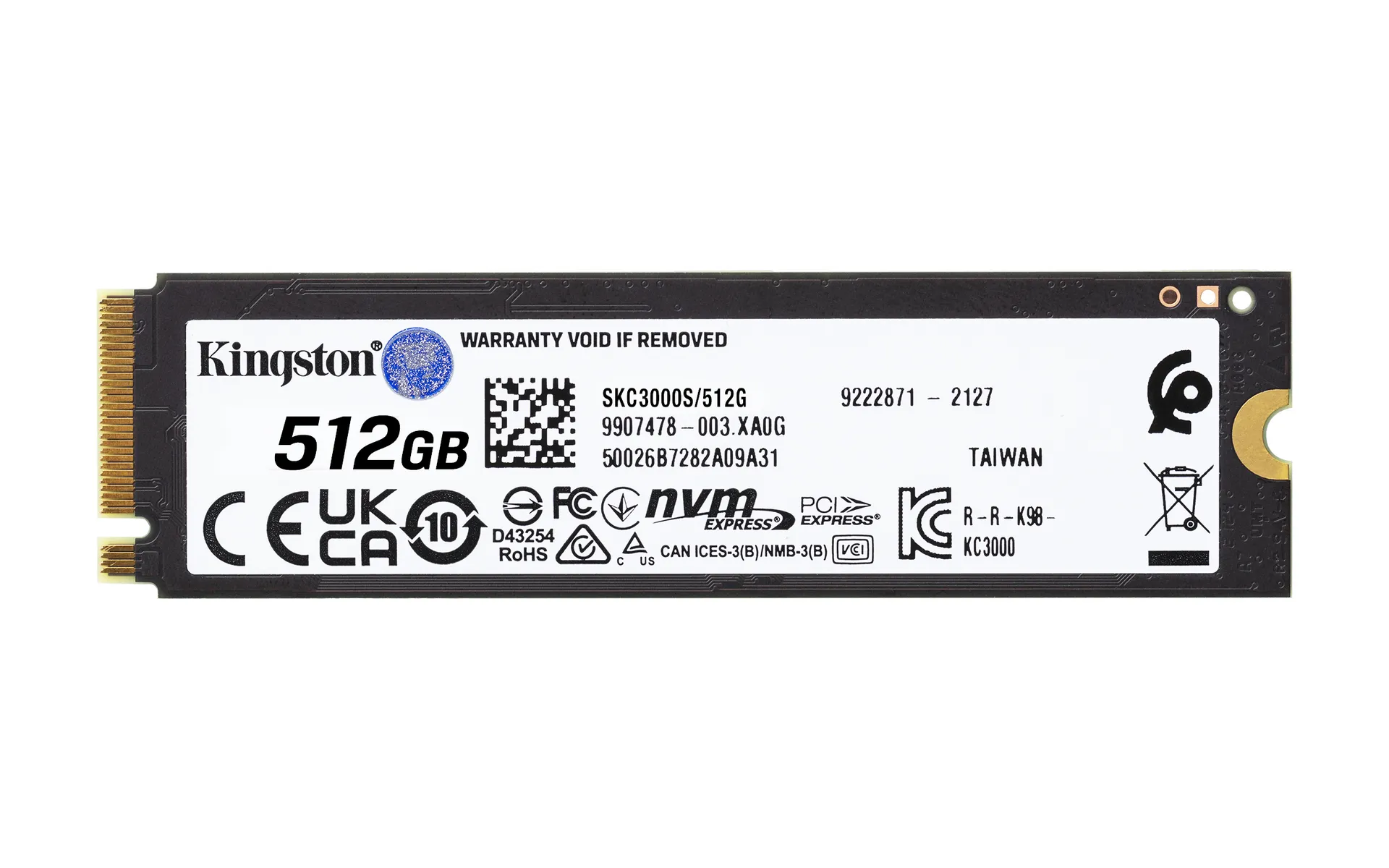 Kingston Technology 512G KC3000 M.2 2280 NVMe SSD – Bild 2