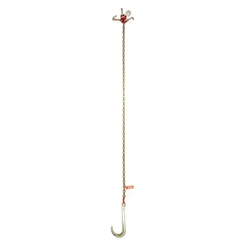 VEVOR J-Haken-Kette, 5/16 Zoll x 6 Fuß G80 15 Zoll langer Schaft J-Haken-Abschleppkette mit RTJ-Clusterhaken und Greifhaken, 5400 lbs sichere Arbeitslast, Hochleistungs-Transport-LKW-Kette zum Abschleppen von Abschleppanhängern – Bild 9