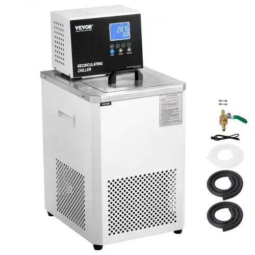 VEVOR Labor-Kühl-/Umwälzpumpe, 6 l Kühler für niedrige Temperaturen, Kühlflüssigkeit im Labor, -20 °C bis 100 °C, Umwälzpumpen-Kühler, LCD-Display, Wasserbad-Umwälzkühler aus Edelstahl 304 VEVOR Labor-Kühl-/Umwälzpumpe, 6 l Kühler für niedrige Temperaturen, Kühlflüssigkeit im Labor, -20 °C bis 100 °C, Umwälzpumpen-Kühler, LCD-Display, Wasserbad-Umwälzkühler aus Edelstahl 304