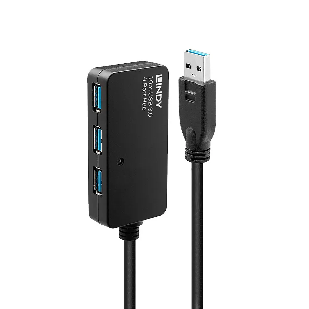 Lindy 43159 Schnittstellen-Hub USB 3.2 Gen 1 (3.1 Gen 1) Type-A 5000 Mbit/s Schwarz Lindy 43159 Schnittstellen-Hub USB 3.2 Gen 1 (3.1 Gen 1) Type-A 5000 Mbit/s Schwarz
