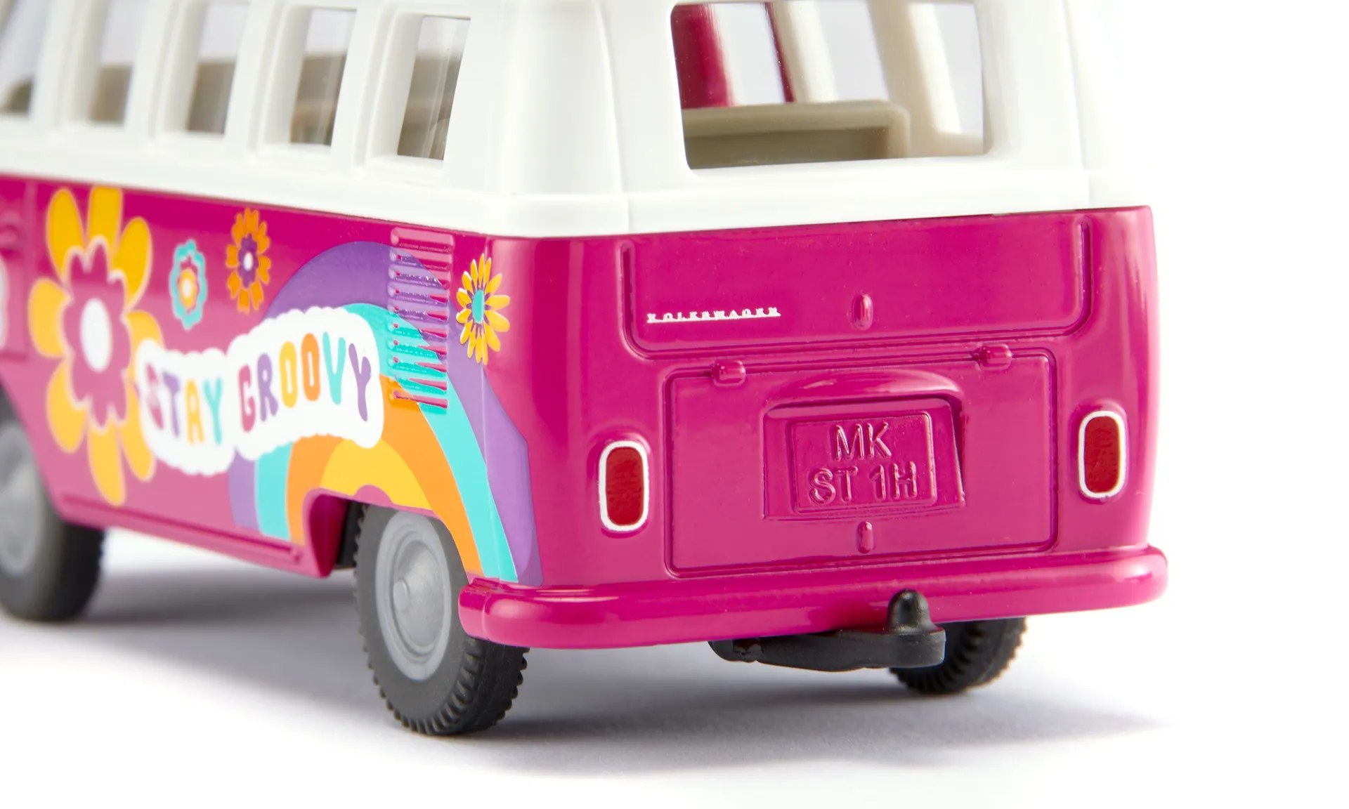 Siku VW T1 Samba Busmodell Vormontiert 1:50 – Bild 5