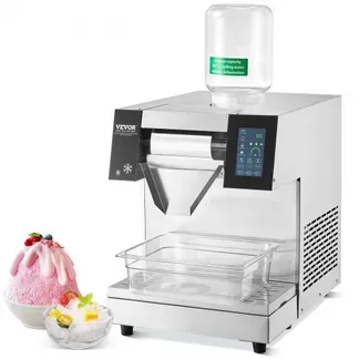 VEVOR Kommerzielle Schneeflocken-Eismaschine Schneeeisbereiter, 260 kg/24 hSchneeflocken-Eismaschine, Edelstahl-Eisrasierer, elektrischer Schneekegel-Maker mit Luftkühlsystem & Touch-LCD VEVOR Kommerzielle Schneeflocken-Eismaschine Schneeeisbereiter, 260 kg/24 hSchneeflocken-Eismaschine, Edelstahl-Eisrasierer, elektrischer Schneekegel-Maker mit Luftkühlsystem & Touch-LCD