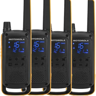 Motorola Talkabout T82 Extreme Quad Pack Funksprechgerät 16 Kanäle Schwarz, Orange Motorola Talkabout T82 Extreme Quad Pack Funksprechgerät 16 Kanäle Schwarz, Orange