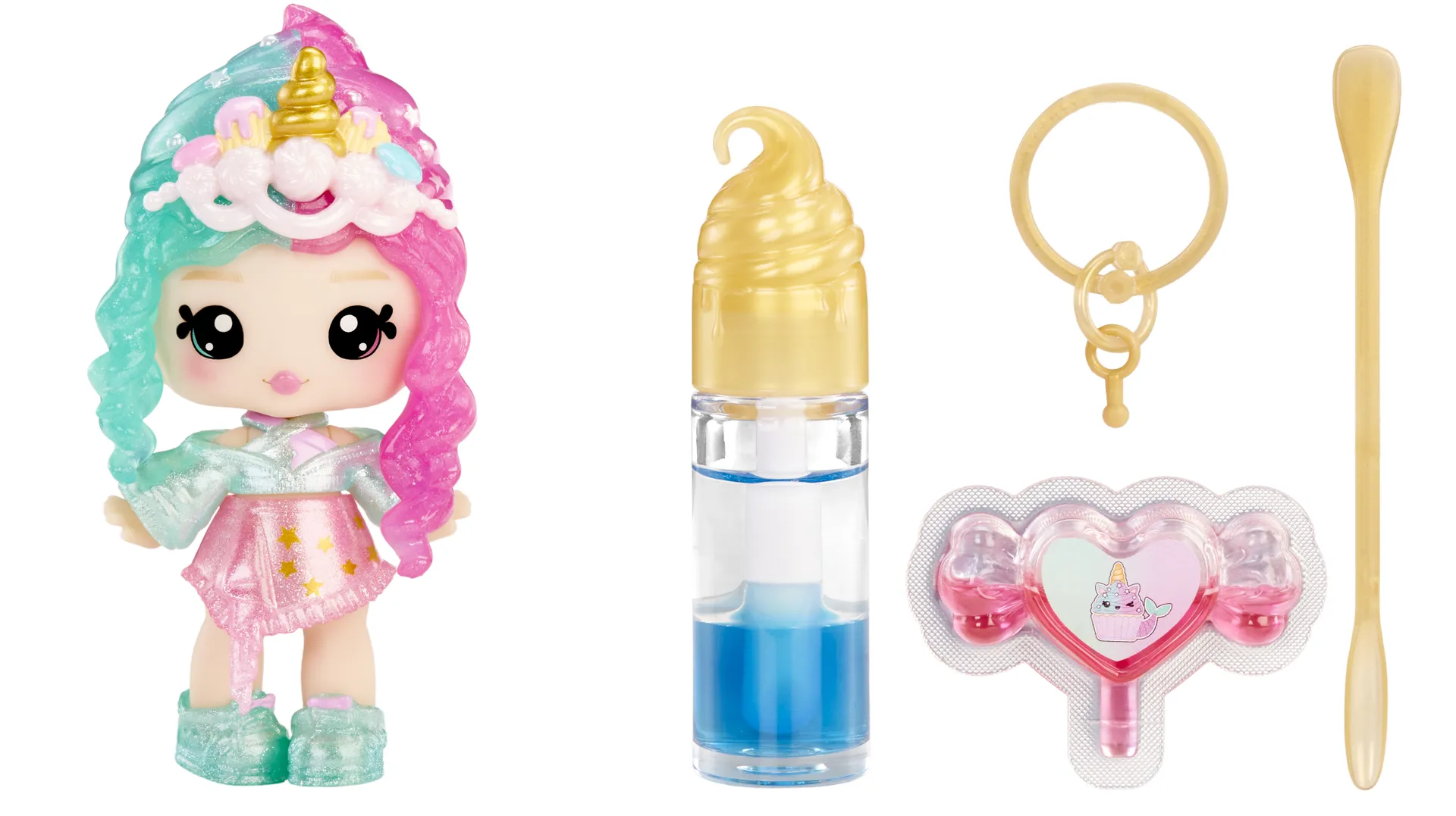 MGA Entertainment Yummiland Mystery Lip Gloss Doll - Phoebe Frappe – Bild 2