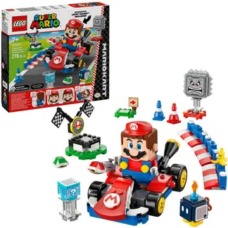 72043 Super Mario – Mario Kart: Interaktiver LEGO Mario & Standard-Kart, Konstruktionsspielzeug 72043 Super Mario – Mario Kart: Interaktiver LEGO Mario & Standard-Kart, Konstruktionsspielzeug