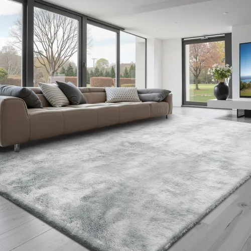 VEVOR Hochflor Teppich, 2743×3658 mm, flauschiger Teppich mit dreilagigem Material, 35 mm Florhöhe, für große Wohnzimmer, Heimkino, Loungebereich, fusselfrei und weicher, pflegeleicht VEVOR Hochflor Teppich, 2743×3658 mm, flauschiger Teppich mit dreilagigem Material, 35 mm Florhöhe, für große Wohnzimmer, Heimkino, Loungebereich, fusselfrei und weicher, pflegeleicht