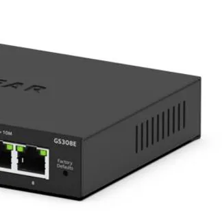 NETGEAR GS308E Managed L2/L3 Gigabit Ethernet (10/100/1000) Schwarz NETGEAR GS308E Managed L2/L3 Gigabit Ethernet (10/100/1000) Schwarz
