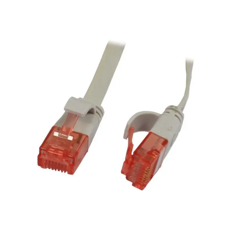 Patchkabel RJ45, CAT6 250Mhz, 0.5m grau, UTP(U/UTP), PVC, Flach, Synergy 21, Patchkabel RJ45, CAT6 250Mhz, 0.5m grau, UTP(U/UTP), PVC, Flach, Synergy 21,