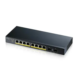 Zyxel GS1900-10HP Managed L2 Gigabit Ethernet (10/100/1000) Power over Ethernet (PoE) Schwarz Zyxel GS1900-10HP Managed L2 Gigabit Ethernet (10/100/1000) Power over Ethernet (PoE) Schwarz