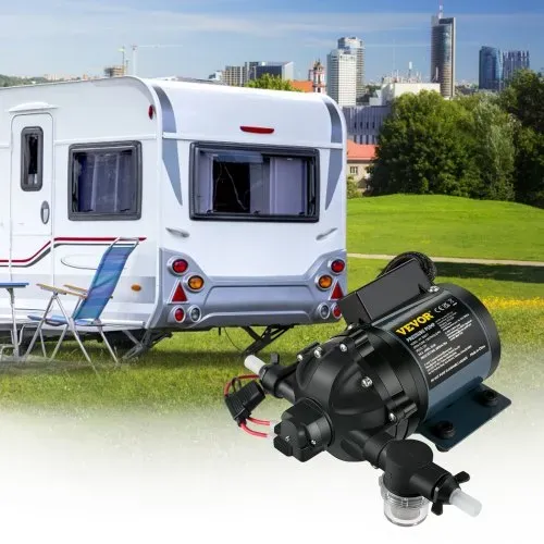 VEVOR Abwaschpumpe, 12 V DC, 7 GPM 60 PSI, max. 3 m Hebebühne selbstansaugende Wasserpumpe, mit EPDM-Ventil, Universal-Salzwassersieb & Innengewinde, für Wohnmobil, Marine Deck, Yacht – Bild 7