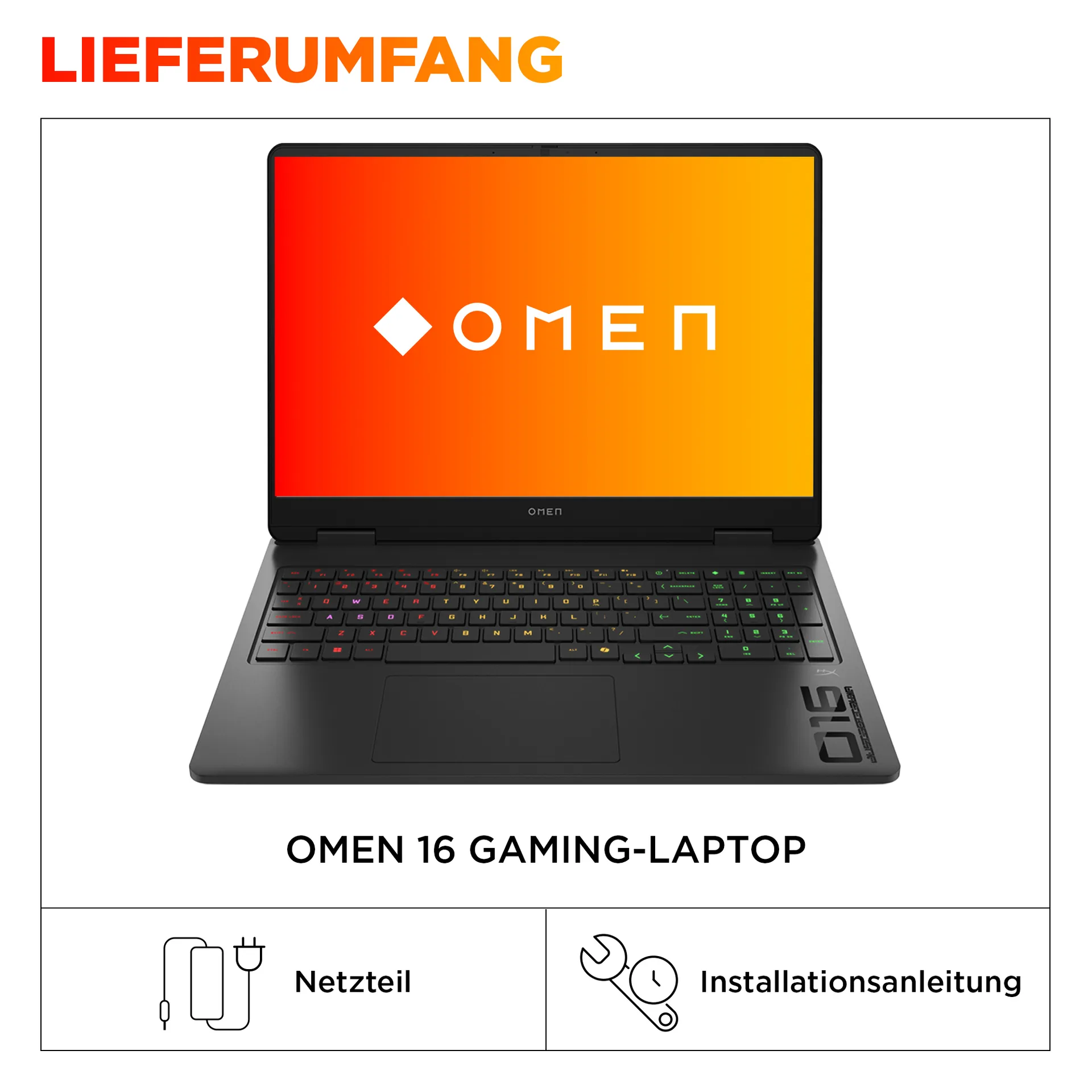 HP OMEN Gaming 16-am0277ng Intel Core Ultra 7 255H Laptop 40,6 cm (16") 2K 24 GB DDR5-SDRAM 1 TB SSD NVIDIA GeForce RTX 5070 Wi-Fi 6 (802.11ax) FreeDOS AI PC Schwarz – Bild 5