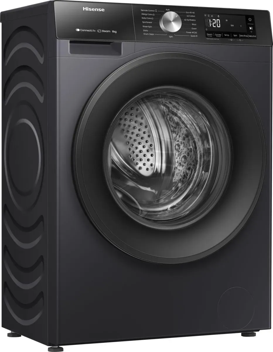 Hisense 3S Freistehend Waschmaschine, 8 kg – Bild 2