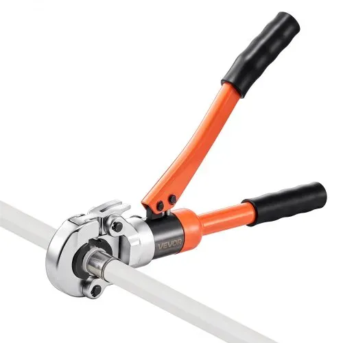 VEVOR Presszange Hydraulik, multifunktionales Presswerkzeug mit TH16 TH20 TH26 TH32 Backen, Crimpzange für PEX- & Aluminium-Kunststoff-Rohre sowie V12 V15 V18 V22 V28 Backen für Edelstahlrohre – Bild 8
