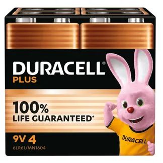 Duracell Plus Power Einwegbatterie 9V Alkali Duracell Plus Power Einwegbatterie 9V Alkali