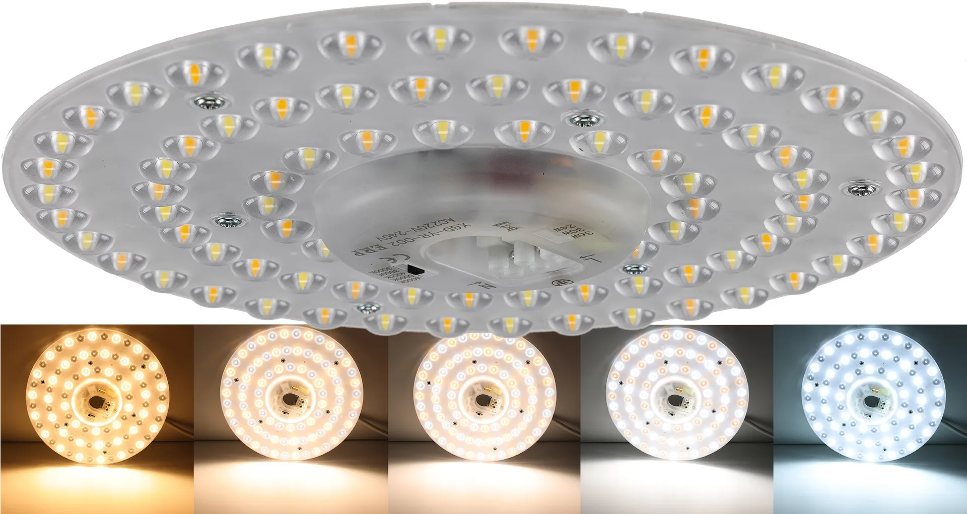 LED Umrüstmodul „UM36cct“ für Leuchten Ø 23cm, 36W, Magnethalter LED Umrüstmodul „UM36cct“ für Leuchten Ø 23cm, 36W, Magnethalter