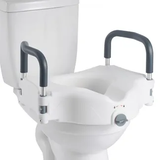 VEVOR Toilettensitzerhöhung Toilettenerhöhung mit gepolsterten Armlehnen & 136 kg Tragkraft & 127 mm Hubhöhe, erhöhter Toilettensitz für ältere Menschen Senioren Behinderte Schwangere VEVOR Toilettensitzerhöhung Toilettenerhöhung mit gepolsterten Armlehnen & 136 kg Tragkraft & 127 mm Hubhöhe, erhöhter Toilettensitz für ältere Menschen Senioren Behinderte Schwangere