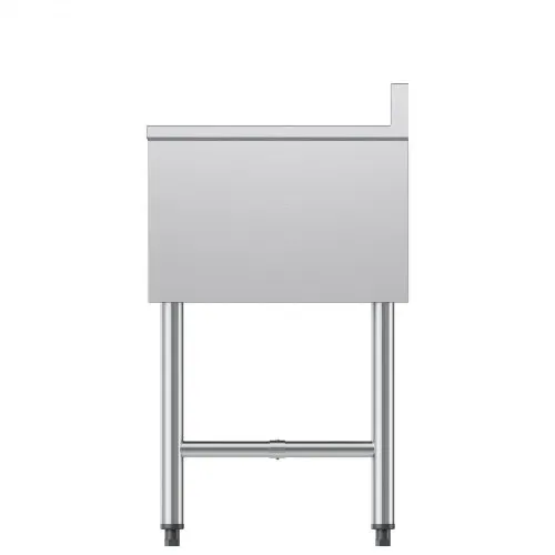 VEVOR Spülbecken mit 3 Becken & Spritzschutz & Effizientem Abfluss, Küchenspüle (978 x 470 x 838 mm), Küchenspüle für Restaurants Imbisswagen Privaten Gebrauch, Edelstahlspüle – Bild 8
