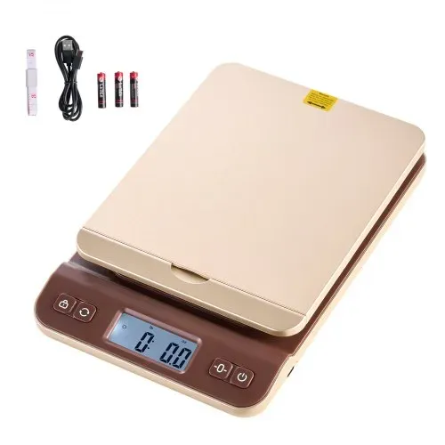 VEVOR Digitale Paketwaage, 2g Genauigkeit, 40kg Postwaage mit Hold-/Tara-/Auto-Off-Funktion, Flip-Halter-Design & einfacher Kalibrierung, Briefwaage Plattformwaage, Batterie im Lieferumfang enthalten – Bild 8