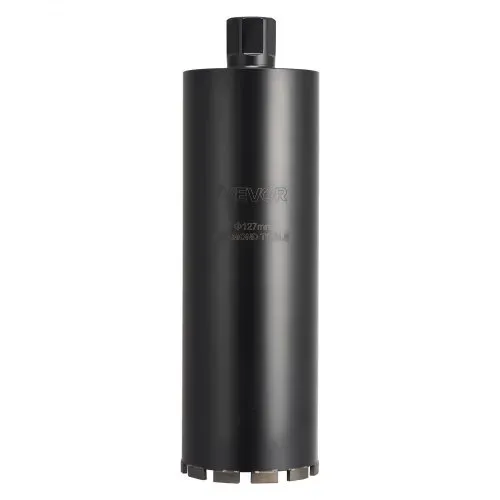 VEVOR Kernbohrer Bohrkrone 6-tlg. φ 25,4 / 50,8 / 76,2 / 101,6 / 127,0 / 152,4 mm, 356 mm Bohrtiefe, 1-1/4 Zoll-7 Innengewinde, Nass-Diamantkernbohrer Kernlochbohrer für Stahlbeton Ziegel Mauerwerk – Bild 9