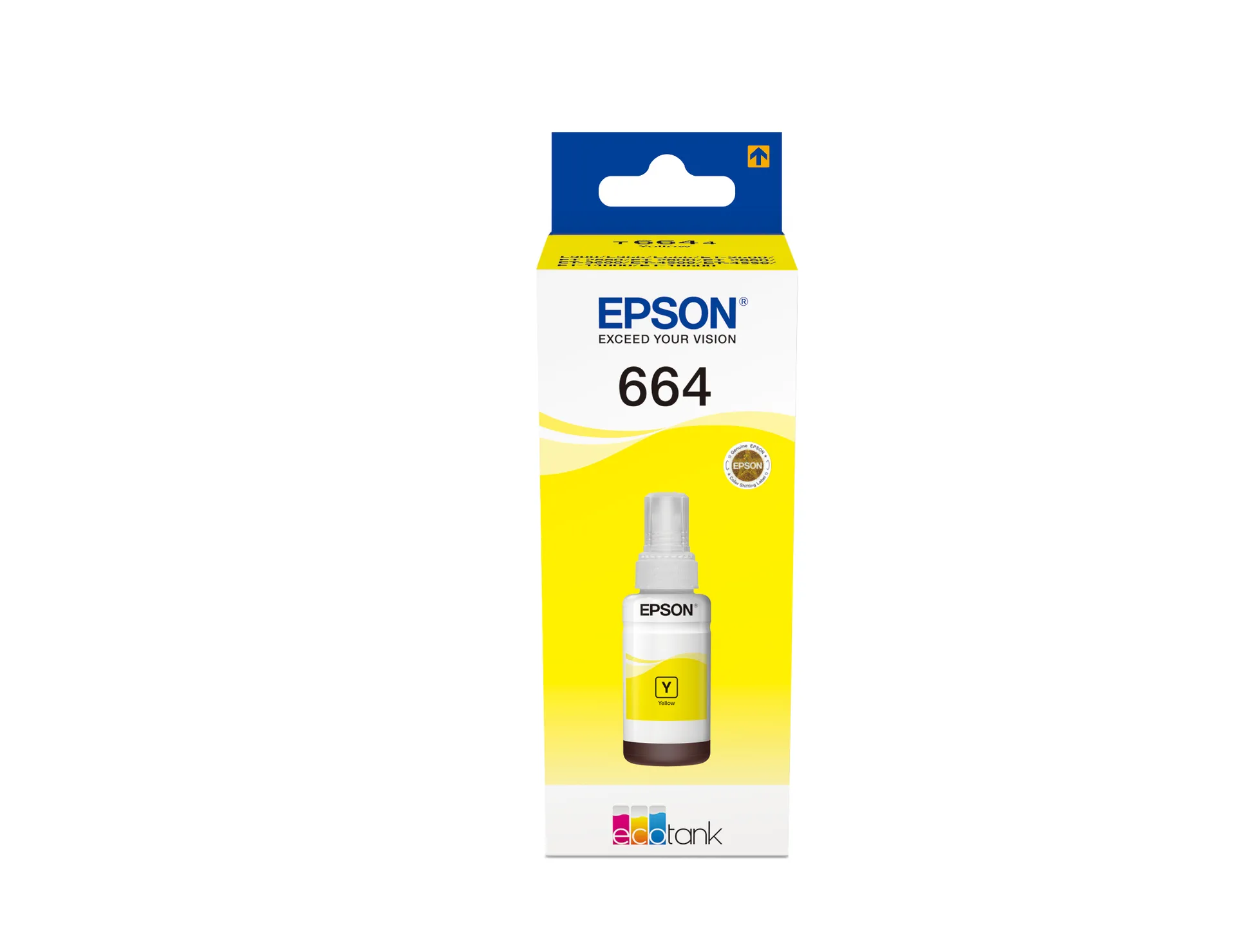 Epson 664 Ecotank Yellow ink bottle (70ml) Epson 664 Ecotank Yellow ink bottle (70ml)