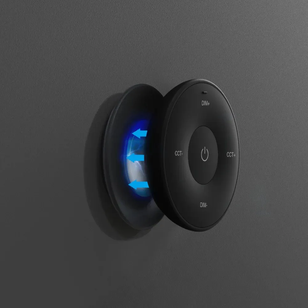 MiBoxer K2S-B LED Fernbedienung Mini Remote 2,4GHz dual white (CCT) + Dimm rund (b) – Bild 3