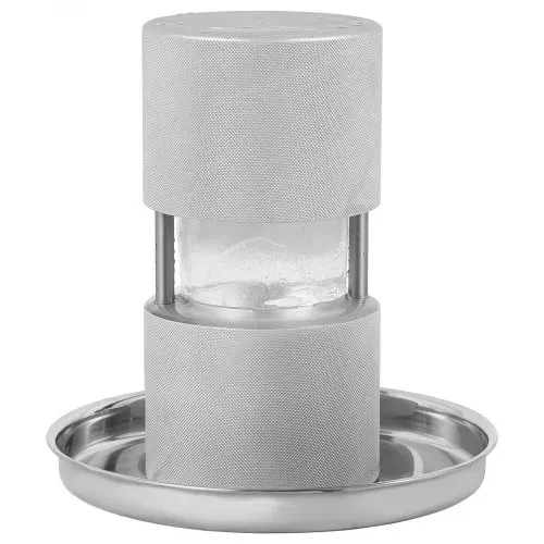 VEVOR Eiswürfelbereiter Eiswürfelformen Satz 60 mm, Eiswürfelform Eiskugelform mit Eiszange & Tropfschale, Alu Strapazierfähige Eiswürfelformen Eiswürfelbehälter Whisky Americano, Saft & Milch Silber – Bild 8