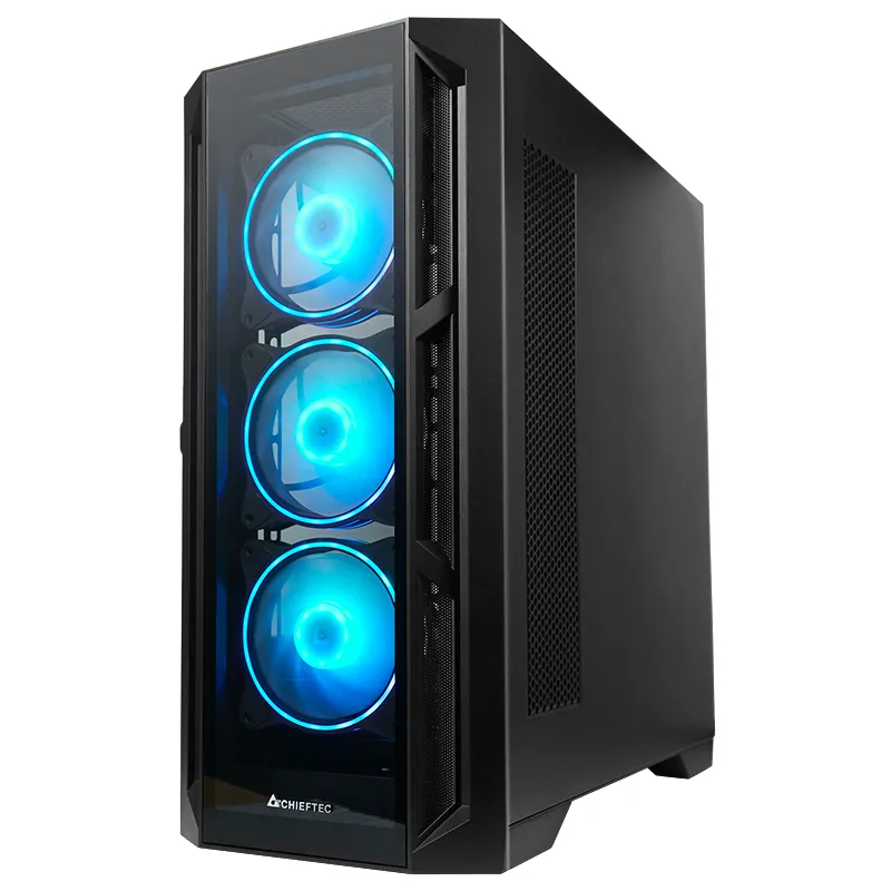 Chieftec APEX GA-01B-TG-OP ATX Midi Tower Schwarz – Bild 2