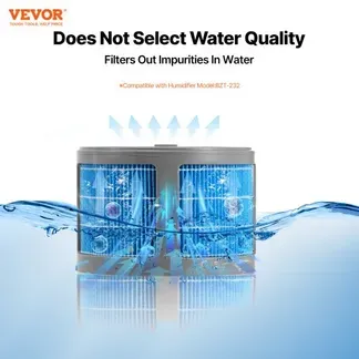 VEVOR Ersatzfilter für Verdunstungsbefeuchter, 2er-Pack, kompatibel mit VEVOR 10L (2,64 G) Verdunstungsbefeuchter Modell BZT-242, einfach zu installieren für eine längere Filterlebensdauer VEVOR Ersatzfilter für Verdunstungsbefeuchter, 2er-Pack, kompatibel mit VEVOR 10L (2,64 G) Verdunstungsbefeuchter Modell BZT-242, einfach zu installieren für eine längere Filterlebensdauer