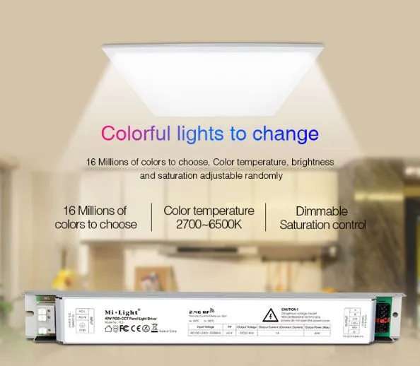 MiBoxer PL5 LED Panel Driver 40W RGB+CCT Konstantstrom 1A 30-40V MiBoxer PL5 LED Panel Driver 40W RGB+CCT Konstantstrom 1A 30-40V
