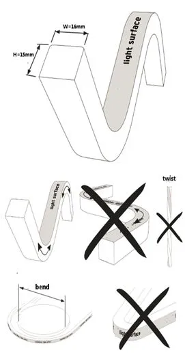 Synergy 21 LED Flex Strip NEON TB WW DC24V IP40 – Bild 3